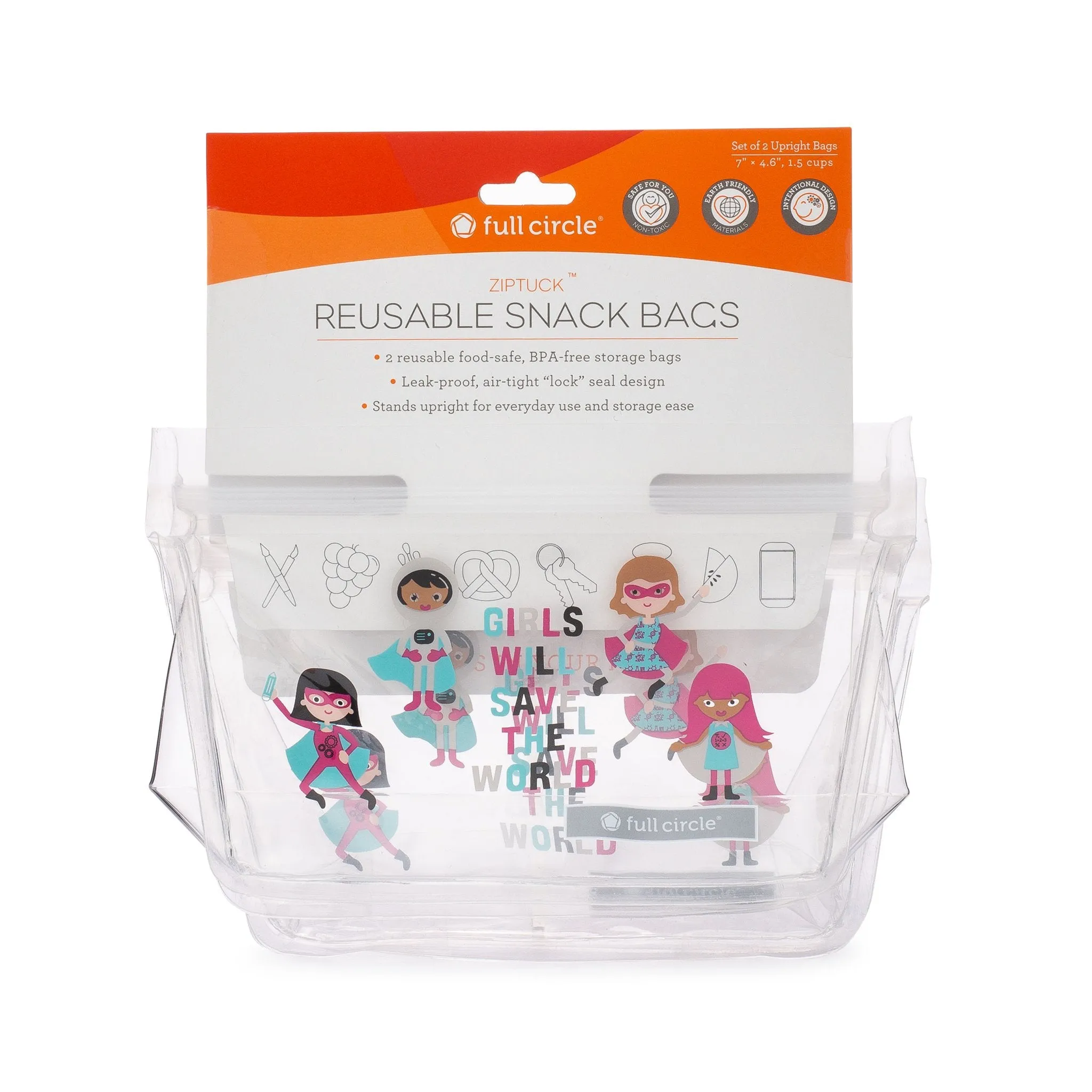 ZIPTUCK KIDS SNACK BAGS