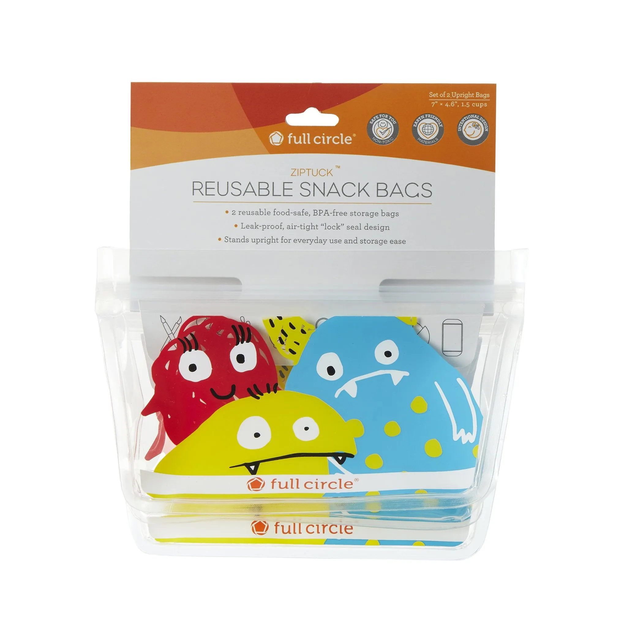 ZIPTUCK KIDS SNACK BAGS